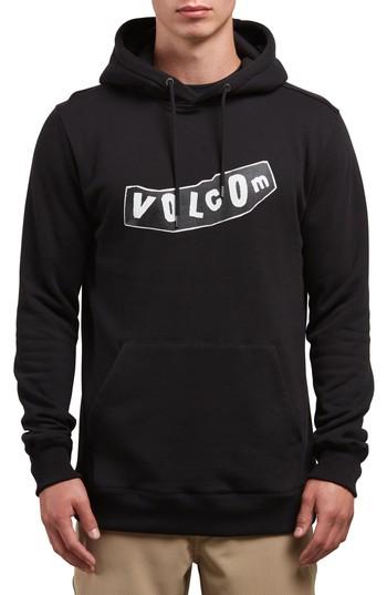 Men's Volcom Supply Stone Graphic Hoodie, Size - Black