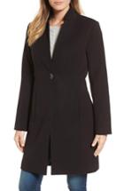 Women's Kenneth Cole New York Ponte Knit Duster Jacket - Black