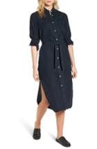 Women's Dl1961 Allen & Stanton Midi Shirtdress - Black