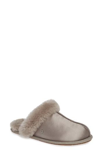 Women's Ugg Scuffette Ii Satin Slipper M - Grey