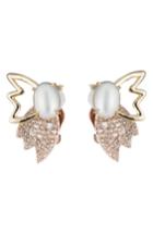 Women's Alexis Bittar Imitation Pearl Butterfly Clip Earrings