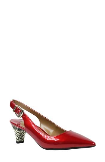 Women's J. Renee Mayetta Slingback Pump Aa - Red