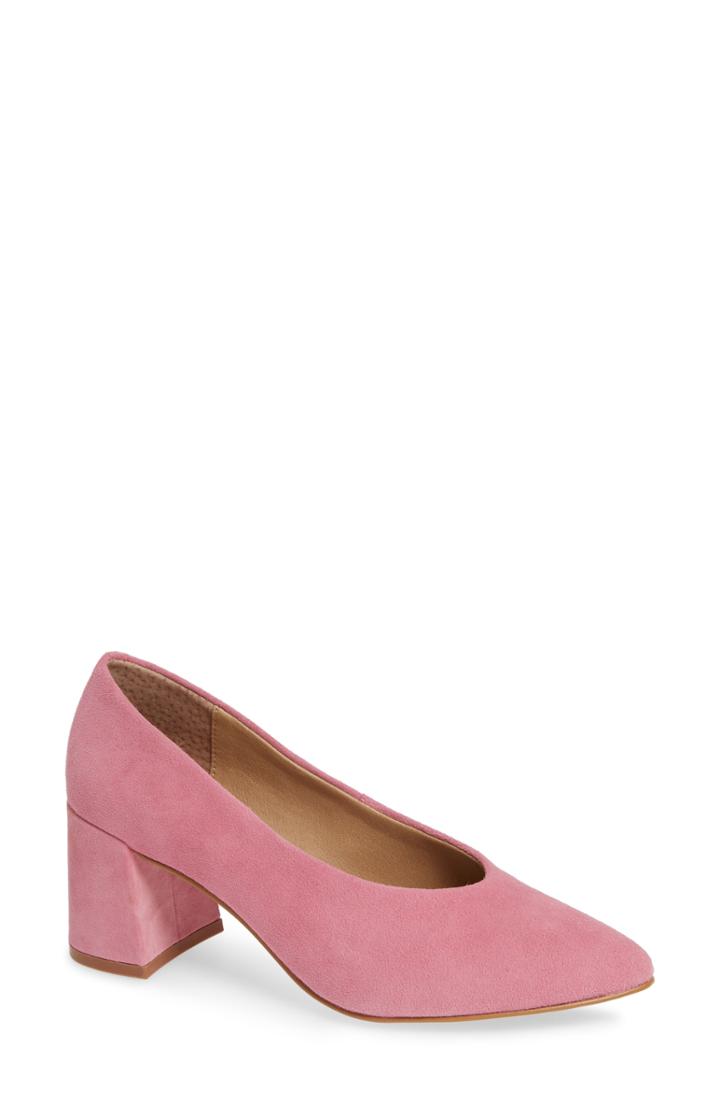 Women's M4d3 Helen Statement Heel Pump .5 M - Metallic