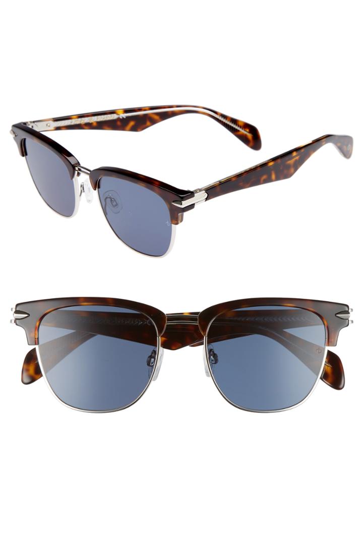 Men's Rag & Bone 52mm Sunglasses - Havana Palladium