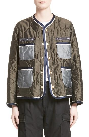 Women's Undercover Embroidered Quilted Jacket