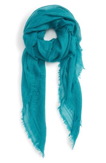 Women's Bp. Gauze Scarf, Size - Green