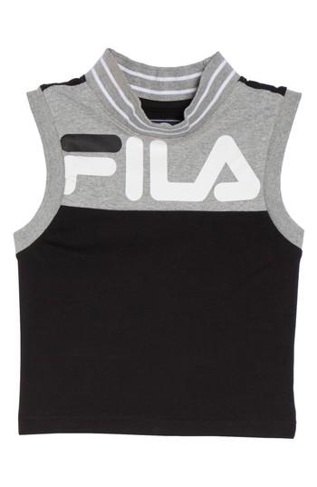 Women's Fila Crop Tank - Black