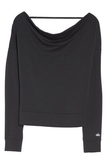 Women's Alo Uplift Modal Blend Top - Black