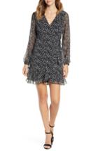 Women's All In Favor Brittany Wrap Minidress - Black
