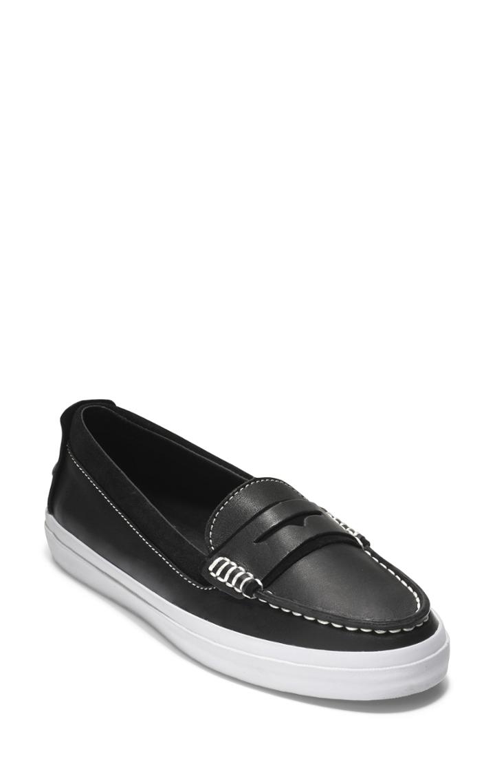 Women's Cole Haan Pinch Lx Loafer .5 B - Black