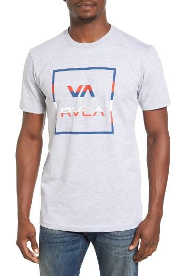Men's Rvca Stringer All The Way Graphic T-shirt - Grey