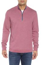 Men's Johnnie-o Sully Quarter Zip Pullover, Size - Red