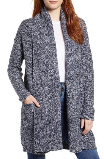 Women's Caslon Shawl Collar Cardigan - Blue