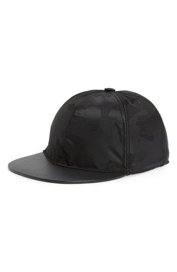 Men's Valentino Camo Cap - Black