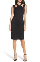 Women's Fraiche By J Drop Strap Sheath Dress - Black