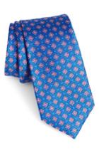Men's Nordstrom Men's Shop Notting Hill Neat Silk Tie, Size - Blue