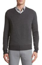 Men's Canali Regular Fit Wool Sweater R Eu - Grey