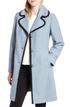 Women's Kate Spade New York Back Bow Boiled Wool Coat - Blue