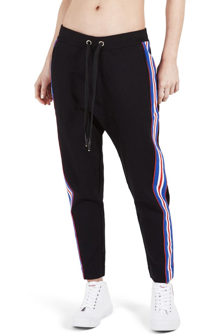Women's P.e Nation Court Run Pants - Black