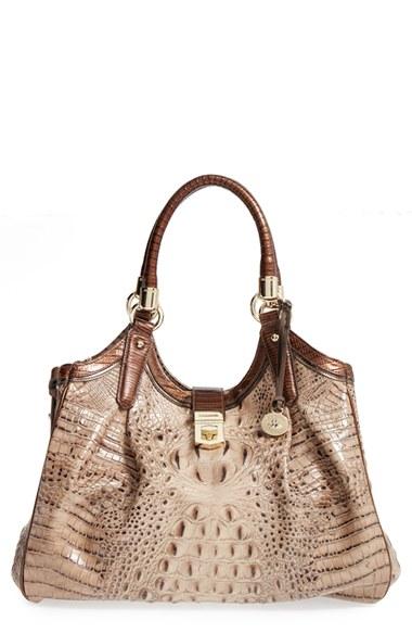 Brahmin 'tri-texture - Elisa' Leather Shoulder Bag -