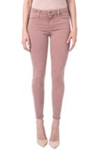 Women's Liverpool Piper Hugger Skinny Jeans - Coral