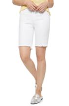 Women's Joe's Honey Curvy High Waist Bermuda Shorts - White