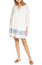 Women's Madewell Primrose Jacquard Tunic Dress, Size - Ivory