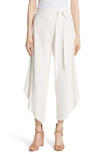 Women's Alice + Olivia Ezra Petal Pants - White