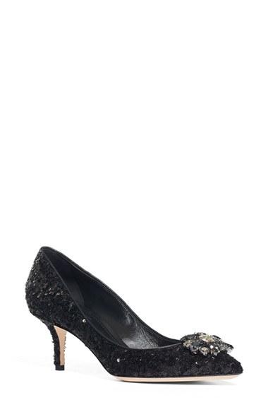 Women's Dolce & Gabbana Paillette Bellucci Embellished Pump