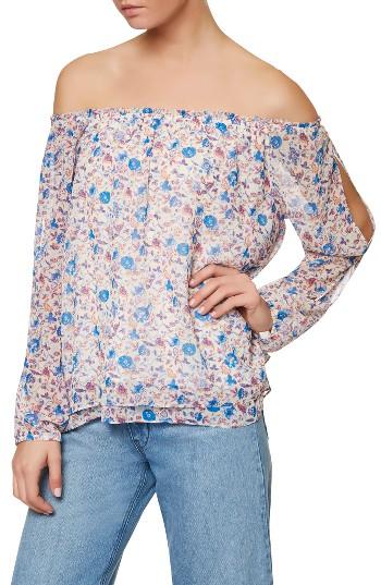 Women's Sanctuary Chantel Slit Sleeve Off The Shoulder Tiered Top