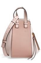 Loewe Medium Hammock Bicolor Leather Hobo - Pink