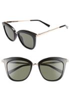 Women's Le Specs Caliente 53mm Cat Eye Sunglasses - Syrup Tort