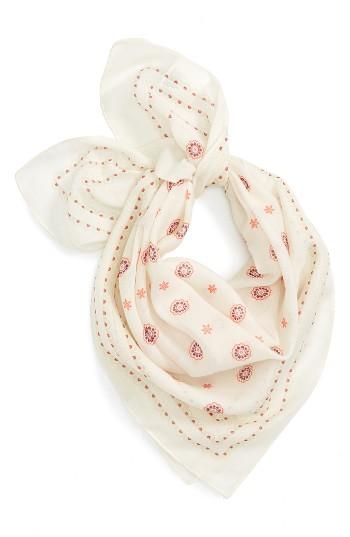 Women's Bp. Floral Print Square Scarf