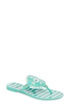 Women's Jack Rogers 'georgica' Jelly Flip Flop M - Blue/green