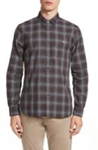 Men's Todd Snyder Plaid Flannel Shirt - Brown