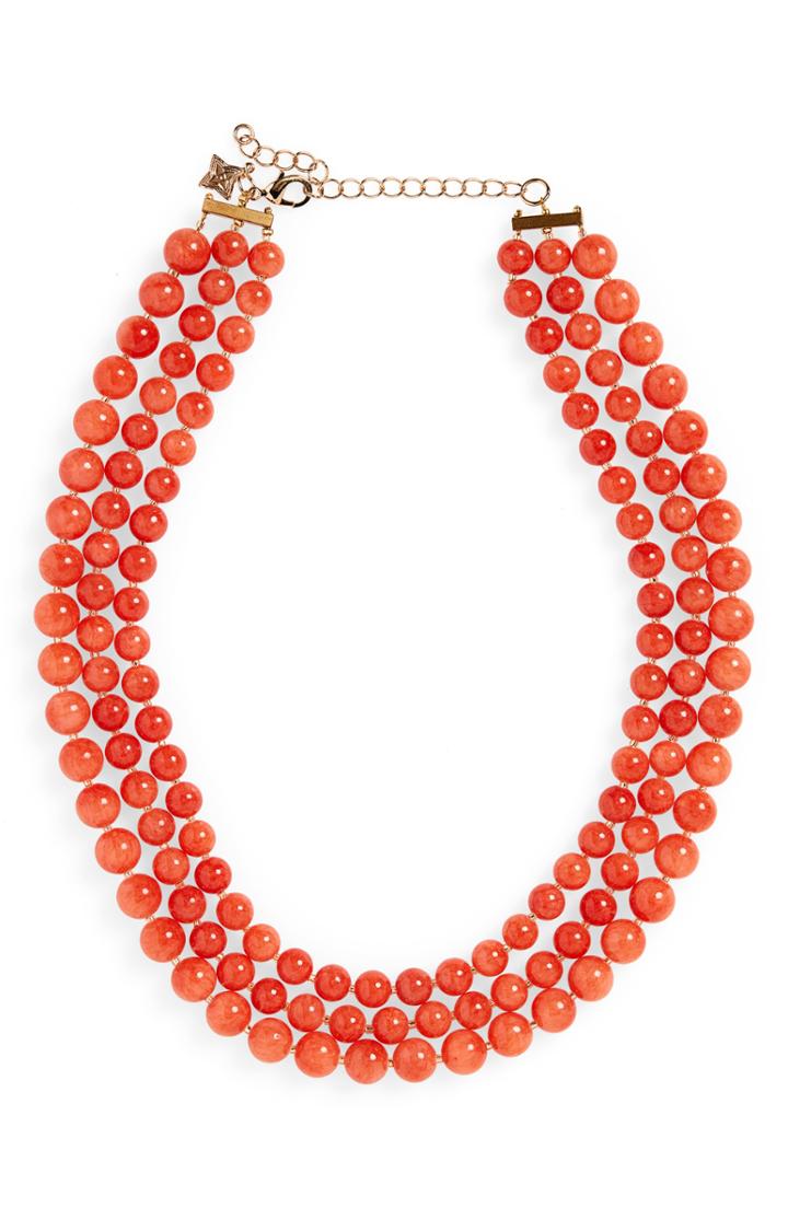 Women's Panacea Stone Three Row Necklace