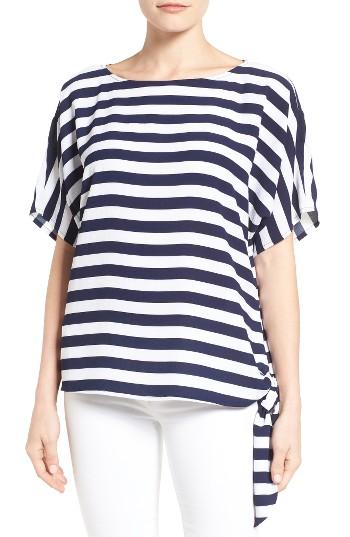 Women's Michael Michael Kors Stripe Side Tie Top