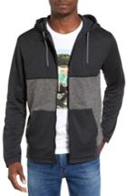 Men's Hurley Dri-fit Disperse Colorblock Zip Hoodie - Grey