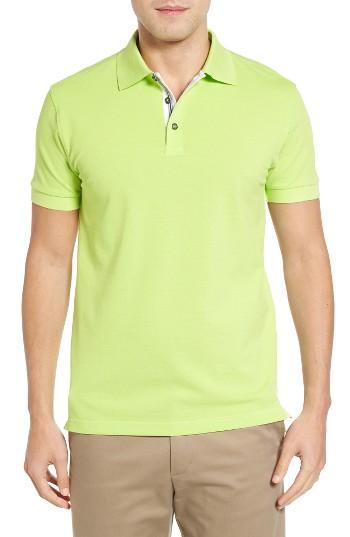 Men's Bobby Jones Solid Pique Golf Polo, Size - Green