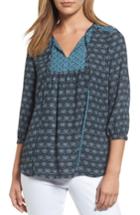 Women's Kut From The Kloth Maci Floral Top - Blue/green