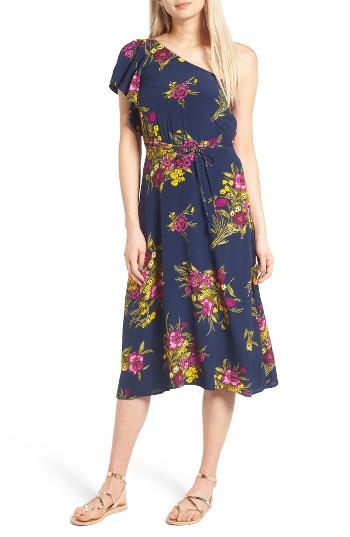 Women's Leith One-shoulder Dress - Blue