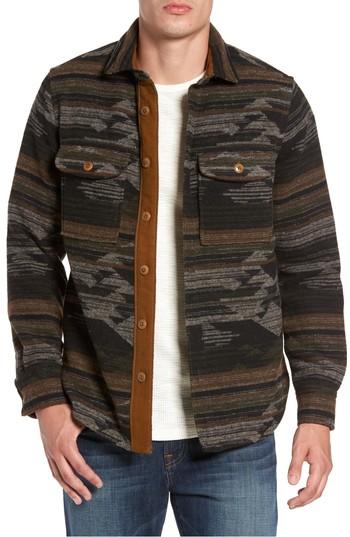 Men's Jeremiah Trabuco Shirt Jacket, Size - Brown