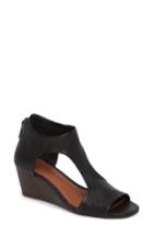 Women's Lucky Brand Tehirr Wedge Sandal M - Black