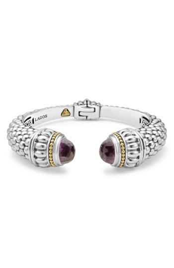 Women's Lagos Caviar Color Hinge Wrist Cuff