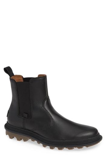 Men's Sorel Ace Waterproof Chelsea Boot M - Black