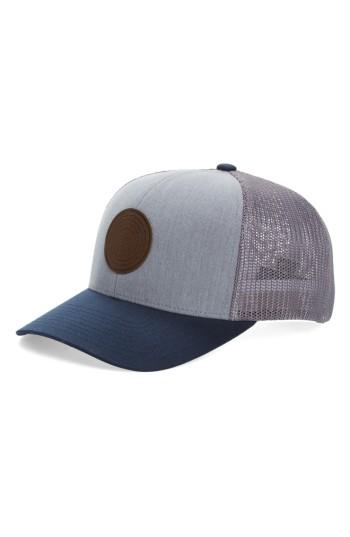 Men's Travis Mathew Murdock Trucker Cap /x-large - Grey