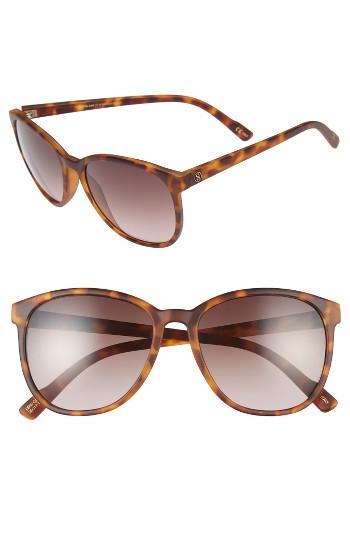 Women's D'blanc Afternoon Delight 56mm Gradient Lens Sunglasses - Dark Tortoise Gloss/ Gradient