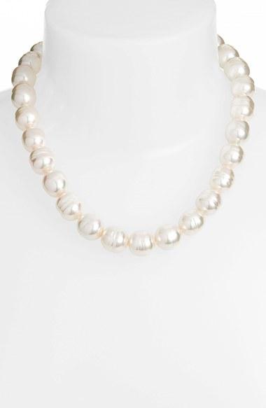 Women's Majorica 14mm Baroque Simulated Pearl Strand Necklace