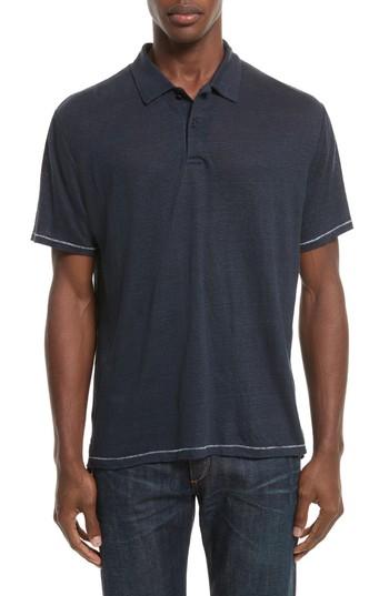Men's Rag & Bone Owen Polo - Blue