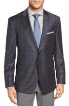 Men's Jb Britches Classic Fit Check Wool Sport Coat